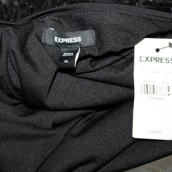 Express Black Sequin Tank Top (XL) Sleeveless Camisole and Shorts . (M) - Picture 9 of 9